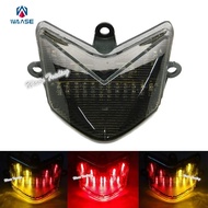 waase Rear Taillight Tail Brake Turn Signals Integrated Led Light Smoke For KAWASAKI Ninja ZX10 ZX10