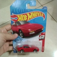 MERAH Hot Wheels 47/250 Car 89 Porsche 944 Turbo Red