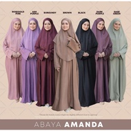 ABAYA AMANDA | ABAYA SET TUDUNG | MATERIAL AIRFLOW