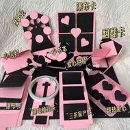 Organ Book Small Organ Photo Pop-up Book Anniversary Birthday Gift DIY Handmade Semi-finished Produc