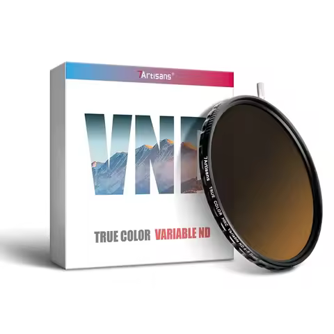 7artisans 67mm/72mm/77mm/82mm True Color VND Adjustable Neutral Density Filter 2-5/6-9 Levels for Ca