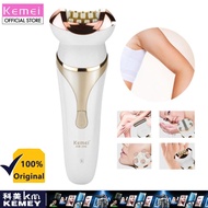 Kemei 4 In1 Lady Razor Epilator Electric Epilator Hair Removal Depilador Face Cleaner for Trimmer fo