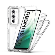 3 in 1 Protection Phone Case for Xiaomi Poco X6 F6 M6 C71 C65 Redmi 15 15C 14C 14R 13C 12C 11A 10C A