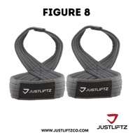 Figure 8 Lifting Straps, Deadlifts, Powerlifting, Grip Strength, Gym Accessories, Weightlifting Gear