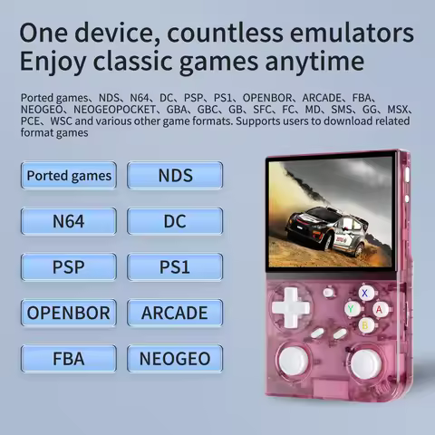 BATLEXP G350 Handheld Game Players 3.5 Inch IPS Portable Mini Console Retro Video Game Consolas 3200