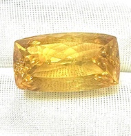 ซิทริน เบาะยาว 20.79cts 20.4x11.3x13.4มม. พลอยธรรมชาติ 100% Citrine 20.79cts  20.4x11.3x13.4mm 100% 