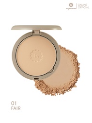 SUPERMOM l Second skin pressed powder แป้งผสมรองพื้น เบาสบาย เบลอรูขุมขน สูตรจากKorea ใบรับรองVEGANแ