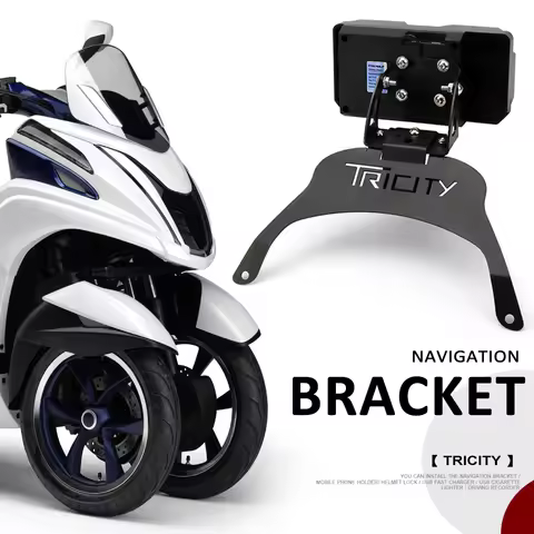 New Motorcycle Fit For YAMAHA Tricity 155 Tricity125 Tricity 300 2024 Mobile Phone GPS Navigation Br
