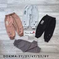Dokma DQ2420 thick tube pants for children from 2-6 years old