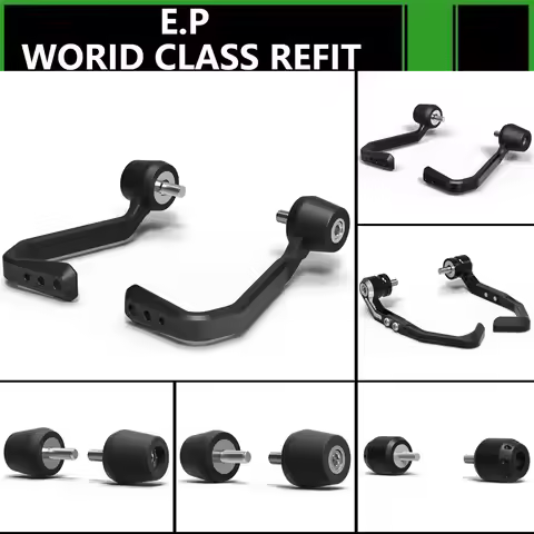 Motorcycle Handlebar Grips Guard Brake Clutch Levers Protector Handle Bar End Weight Grips Cap For Y