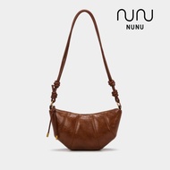NUNU Croissant Bag - Women Fashion Crossbody & Shoulder Bag PU Leather Beg Tangan Wanita Selempang K