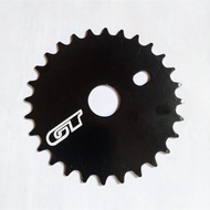 28T BMX Bike Gear. GT. Black 28T BMX Chainring. Single Speed BMX Gear. BMX Front Gear