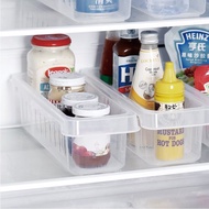 日本霜山 冰箱冷藏多用途調味瓶收納盒(附隔板)-3入