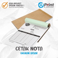 Print Notes/BON/Receipt/Invoice