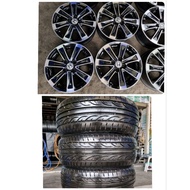 แม็ก honda แท้ขอบ 15 ใส่ honda jazz city brio freed พร้อมยางถอดป้ายแดง