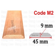 Code M2 Wood Moulding Wainscoting Decoration Bingkai Kayu Frame Wall Skirting