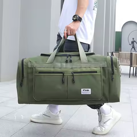 70L Gym Bags Travel Luggage Foldable Sport Large 70CM Travel Duffel for Women Men Handbag Multifunct