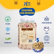 YEE Hamster Corn Bedding / Hamster Litter Corn Edible Corn Cob, Control Odour Floral Flower Bedding