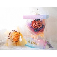 Money/Soap rose bouquet in an elegant box. Sejambak bunga duit/sabun dalam kotak anggun/any occasion/birthday/surprise