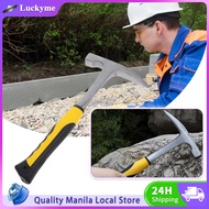 Mineral Exploration Geology Hammer Pointed Geological Pospecting Hammer With Rubber Handle Grip
