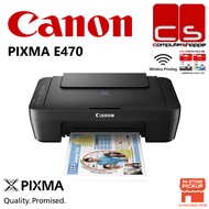 Canon PIXMA E470 Compact Wireless All-In-One Multifunction Printer(PRINT/SCAN/COPY/WIF)