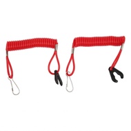 Gugushop Kill Switch Lanyard For 2pcs Boat Engine Safety Stop