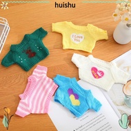 HUISHU Doll Clothes, Plush Doll Cardigan Doll Sweater,  Letter 25/30cm Doll Yellow Duck Cotton Doll 