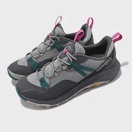 Merrell 登山鞋 Siren 4 GTX 女鞋 灰 綠 防水 Vibram 越野 戶外 低筒 郊山 ML037276