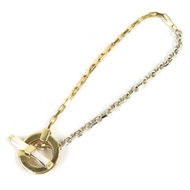 Excellent condition BOTTEGA VENETA 754354 V507D AG925 two- Color chain bracelet in gold and silver, 