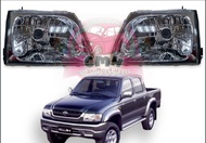 ไฟหน้า พร้อม หลอดไฟ และขั้วไฟ TOYOTA HILUX TIGER D4D โตโยต้า ไฮลักษ์ ไทเกอร์ ดีโฟร์ดี ปี 2001 2002 2