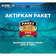 Diskon K-Vision Paket Spotv 1 Bulan 30 Hari Badminton Motogp