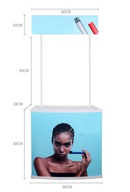 Promotion Table Collapsible Portable booth Commercial booth promotion counter table demo booth folda