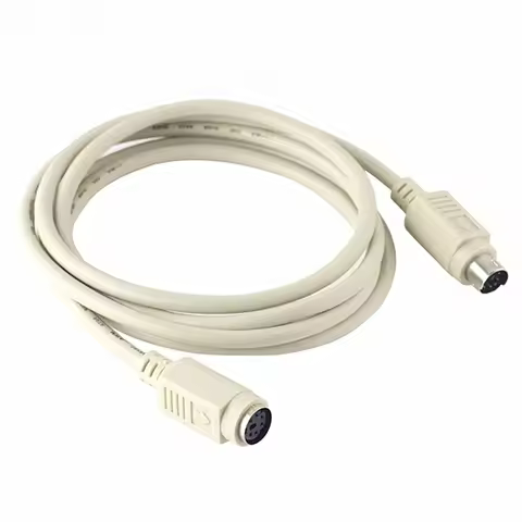 6 Pin PS2 PS/2 Male To Female Extender Cable Adapter Joiner Connector 6Pin Keyboard Mouse Extension 