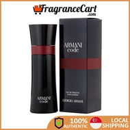 Giorgio Armani Code A-List EDT for Men (75ml) [Brand New 100% Authentic Perfume FragranceCart] Eau De Toilette Black Red