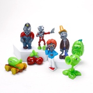 8Pcs/Set 3-7cm Game Plants vs. Zombies Peashooter Cherry Bomb Squash Cob Cannon Dancing Zombie Digge