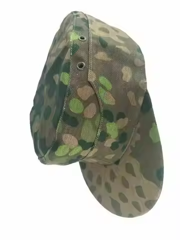 REPRO WW2 German Elite Dot44 Peas Camo Field Cap WWII Soldier Hat In Sizes Military WW2