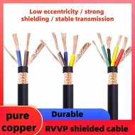 Pure Copper RVVP2 Core 3 Core 4 Core 5 Core 0.12 0.2 0.3 0.5 Shielded Wire Audio Control Wire