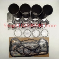 For ISUZU 4HG1 4HG1T 4HG1-T overhaul Gasket Set Cylinder Liner Piston Piston Rings Conrod Bearing Ma