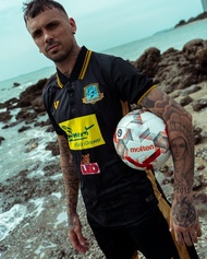 VOLT เสื้อฟุตบอล ชุดที่ 3 พัทยา ยูไนเต็ด สีดำ ของแท้ VECTOR 001 PATTAYA UNITED THIRD JERSEYS 2023/24