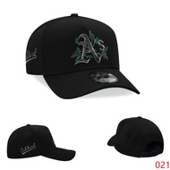 New Era Oakland Athletics Black Metallic 9Forty A-Frame Snapback Hat Fashion Accessories Hip Hop Hat