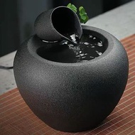 陶瓷流水擺設，流水噴泉。禪的空間。財源滾滾，風生水起，風水/ 水晶擺設，招財進寶，家居擺設，加濕器Ceramics water fountain home decoration