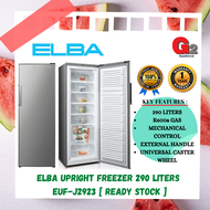 ELBA (Authorised Dealer ) UPRIGHT FREEZER (Gross 290L/Net 225L)  EUF-J2923 [ READY STOCK ]