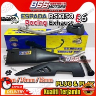 Exhaust ESPADA STD Cutting 100% ORIGINAL RS150 RSX150 E6 RSX ESPADA MANIFUL 28MM 30MM 32MM Ekzos Pip