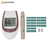 [pantorastar] Blood Glucose Monitor Kit With 50 PCS Test Strips 0.8µL ABS Accuracy Blood Sugar Test Kit For Men Women