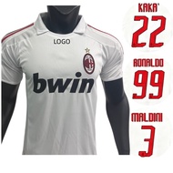2007/08  AC Milan Retro Edition   Away Shirt Football Jersey S-2XL #22 KAKA