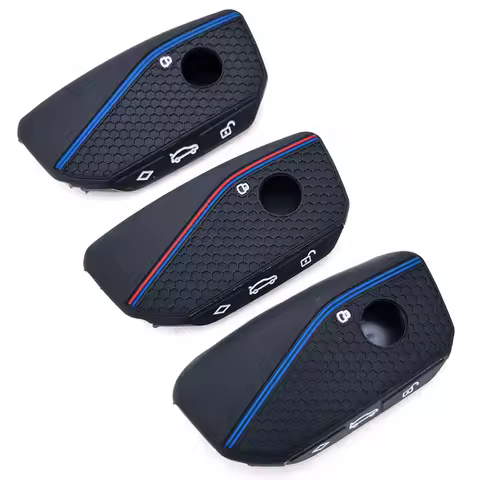 Silicone Car Remote Key Case Cover Shell for BMW X1 U11 I7 G70 X7 Lci 320i F20 U06 M3 Gtr X3 X5 X7 F