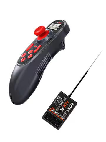 HOTRC DS-600 6CH 2.4GHz Radio System Transmitter Remote Controller with F-06A Channel Receiver for R