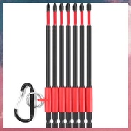 (E B M Strong Magnetic PH0 PH1 PH2 PH3  Screwdriver Set Impact Screwdriver Power Bits Alloy Steel 7P
