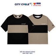 Áo thun local brand Cross Cut City Cycle in hình oversize nam nữ form rộng