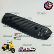 carbon Pattern 4 Pipe Cover (Heat Shield) Giorno JR Work (JR carbon)